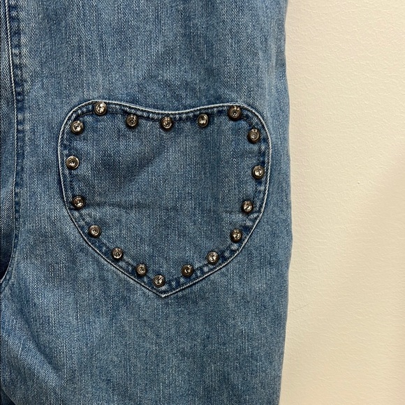 ELFSACK Blue Denim Overalls with Adjustable Straps - Picture 4 of 7